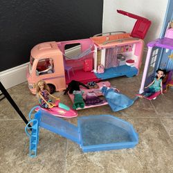 Barbie Camper and Play Sets