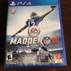 MADDEN NFL 16 PS4