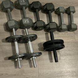 Weight Set And Ab Roller