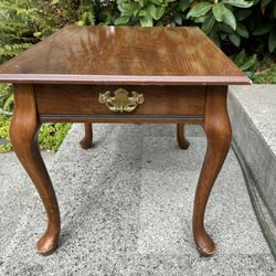 Wood End Table 