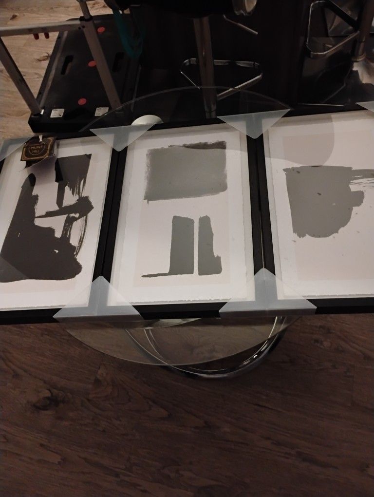 Black White Picture Set Of 3 