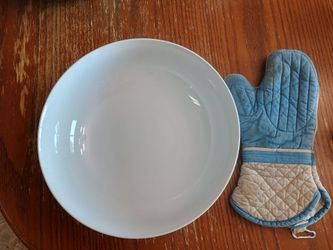 Large, White Ceramic Bowl