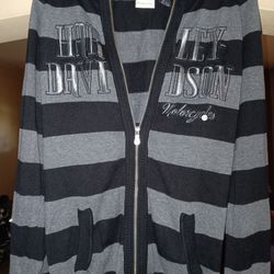 NOS Harley Davidson Ladies L Full Zip Cardigan Hooded Sweater 96046-14VW/002L $45