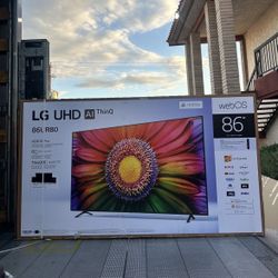 86” LG UR80 4K UHD Smart Tv 