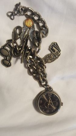 Harry potter charm bracelet watch