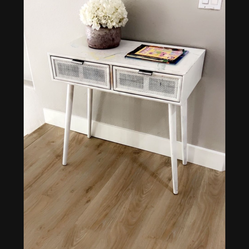 Modern Desk With Drawers Easily Painted