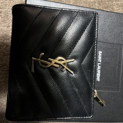 YSL black wallet
