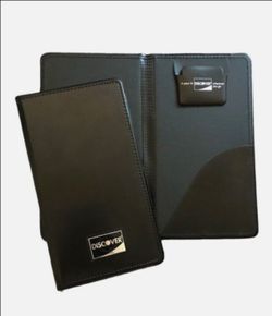 Discover Black Double Panel Check Presenter Server Books