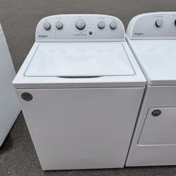 Whirlpool Washer, 30 Day Warranty