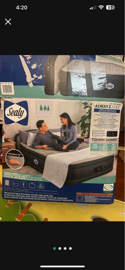 Sealy Queen air Bed with  Headboard openbox $80