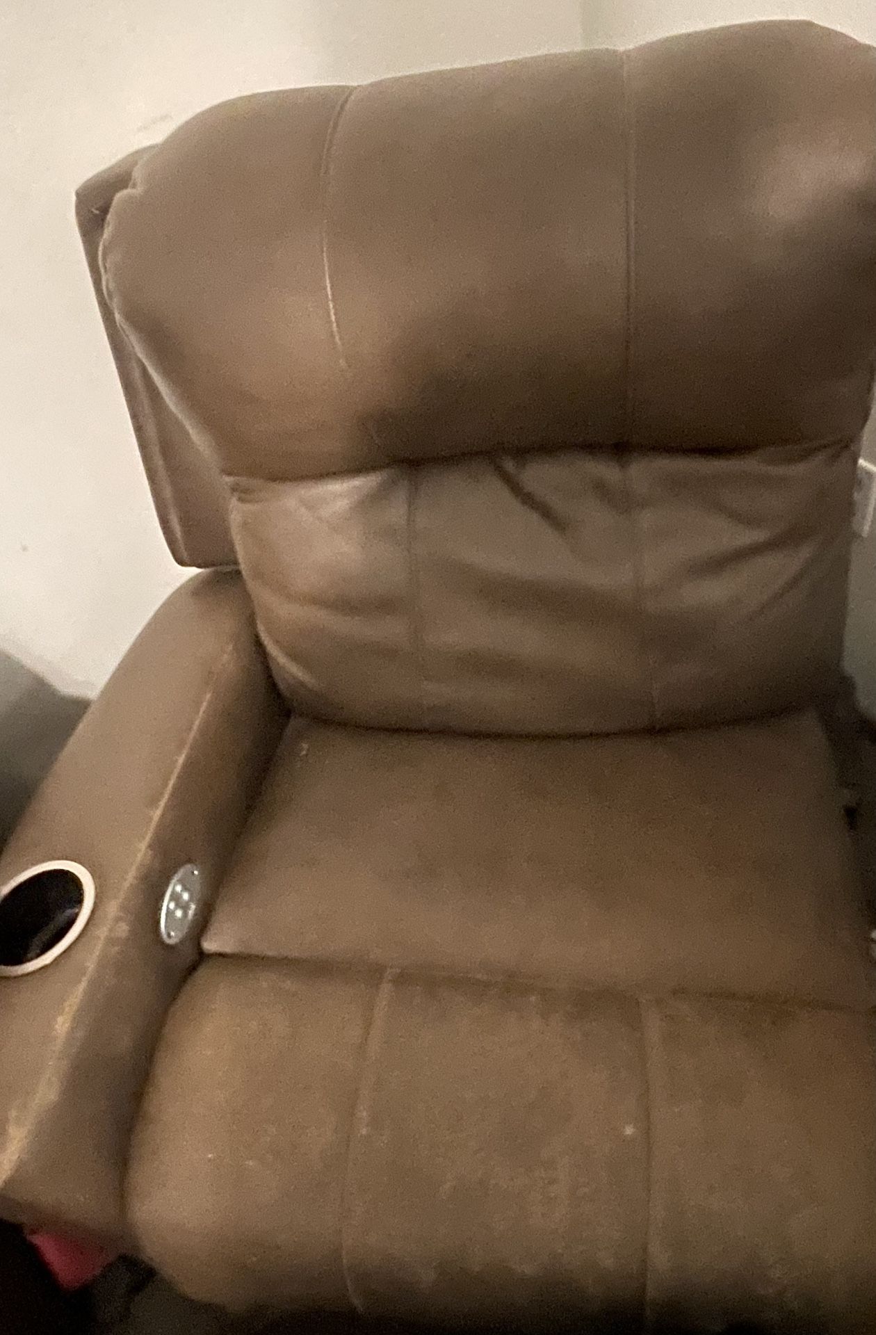 3 Piece Sectional Couch Brown