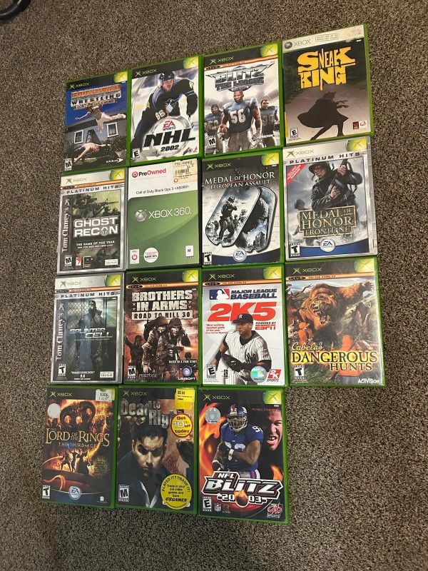 15 Juegos Para Xbox Original