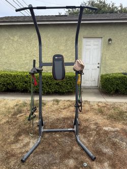 Elite Fitness Pull Up And Dip Set