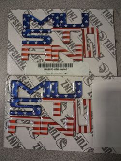 TUFSKINZ Custom MUSTANG engine bay letter inserts