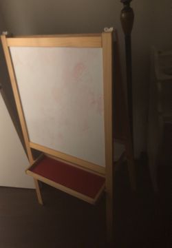 2 sided white board chalk board for kids