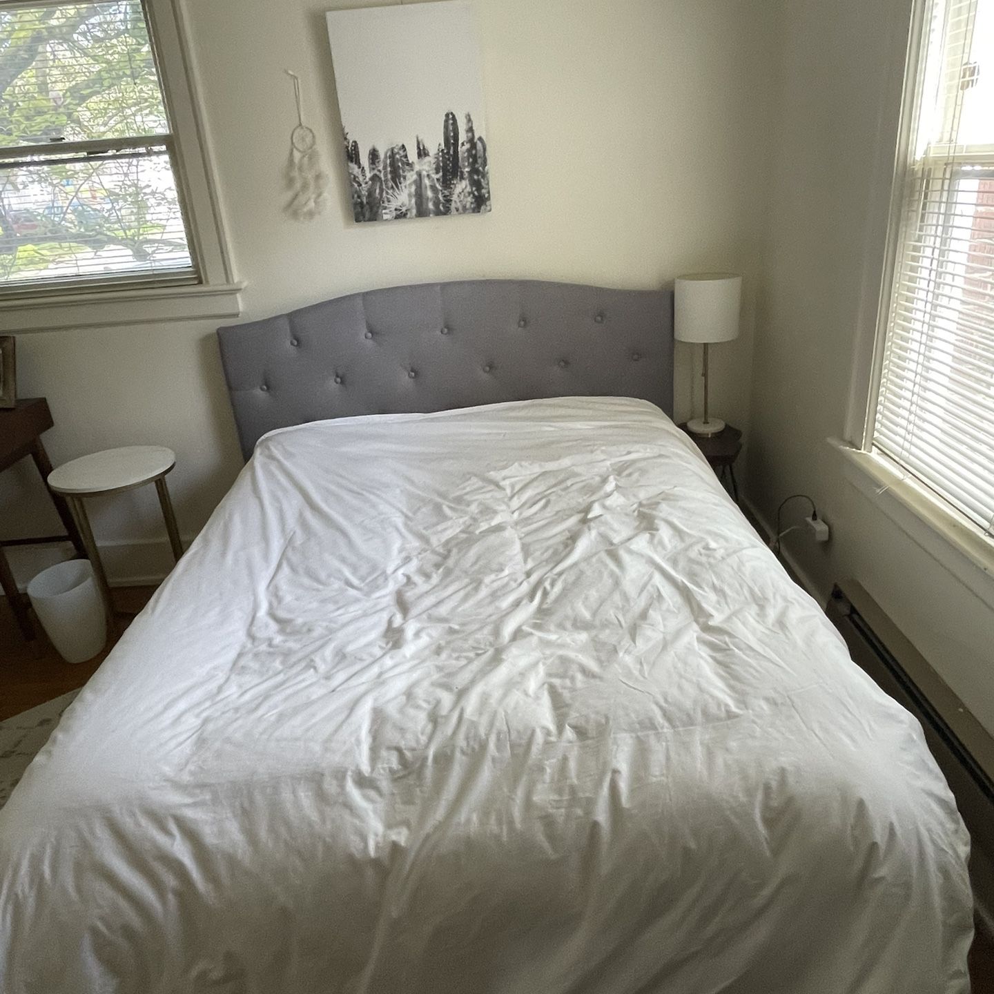 Full Bed Frame, Mattress And Headboard