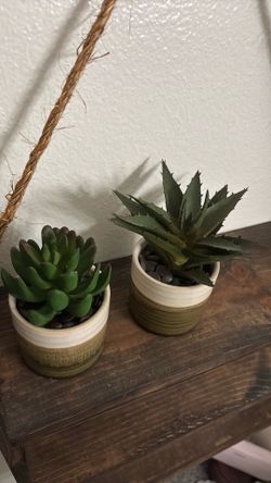 Small fake plants