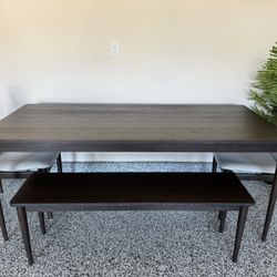 West Elm Table and Bench