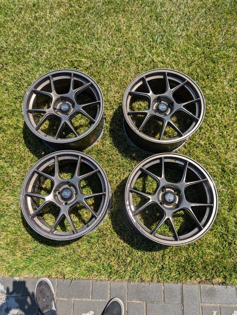 Four 17×9 Kogeki Rims From Flying Miata Bronze