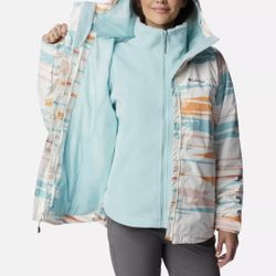 Brand new Columbia Women's 3 in 1 Tunnel Falls ii Interchange Jacket 1x