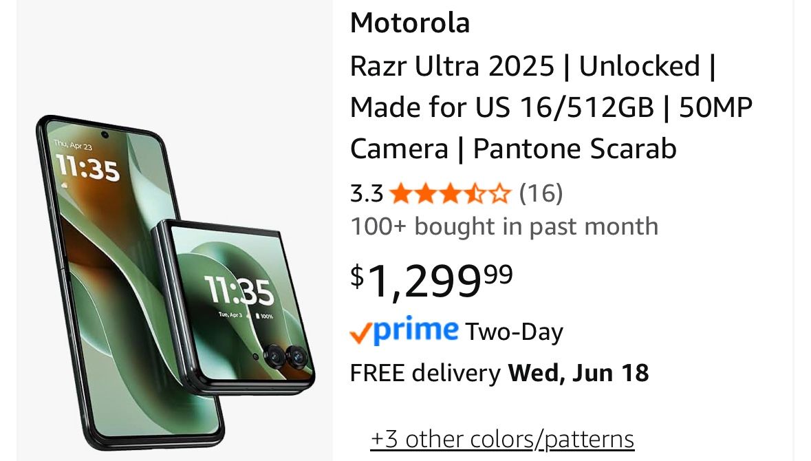 Motorola Razr Ultra 2025