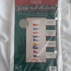 Hanging Closet Shoe Organizer