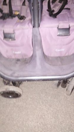 Double seat stroller