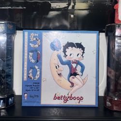 Vintage / Y2K New 1998 500 Piece Betty Boop Moon Puzzle 