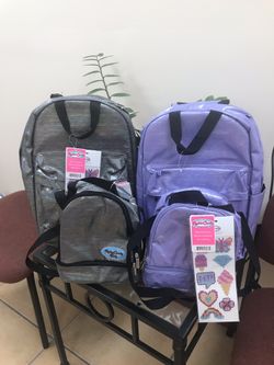 BACKPACK & LUNCH BOX - water resistance