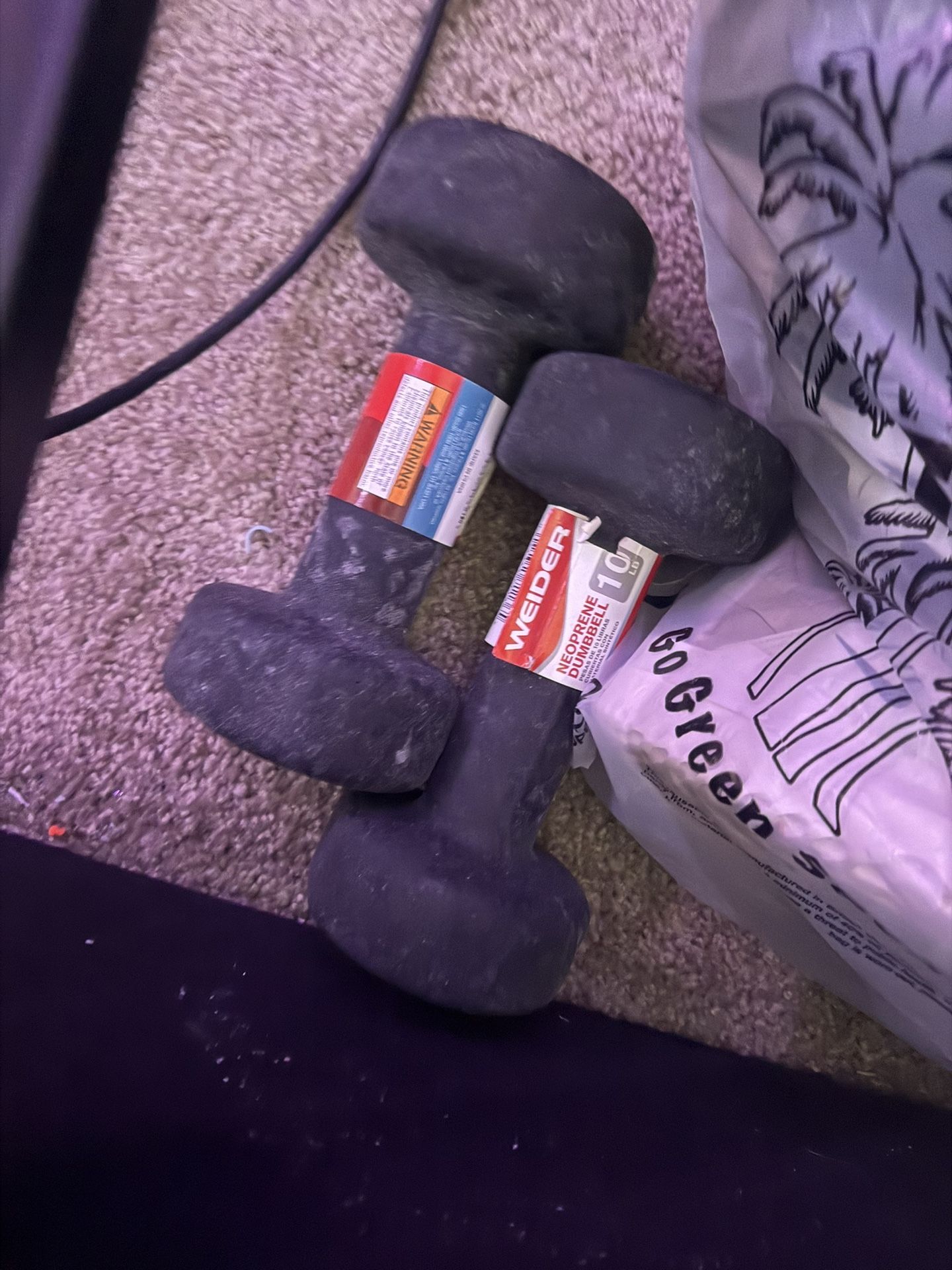 Weights 10 Pounds (2) $40
