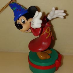 Mickey Mouse Fantasia Christmas Ornament