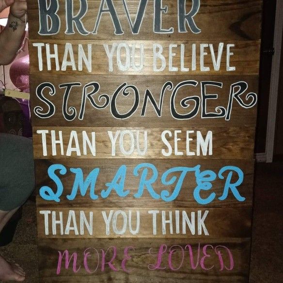 Handmade burned grain hand painted wood sign