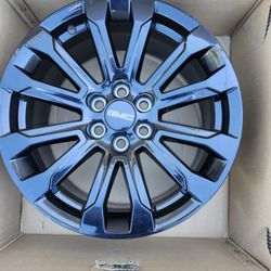18" GMC CANYON WHEEL RIM FACTORY OEM 14023 2021-2022 GLOSS BLACK EACH