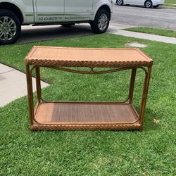 Rattan Entry Table/ Console Table