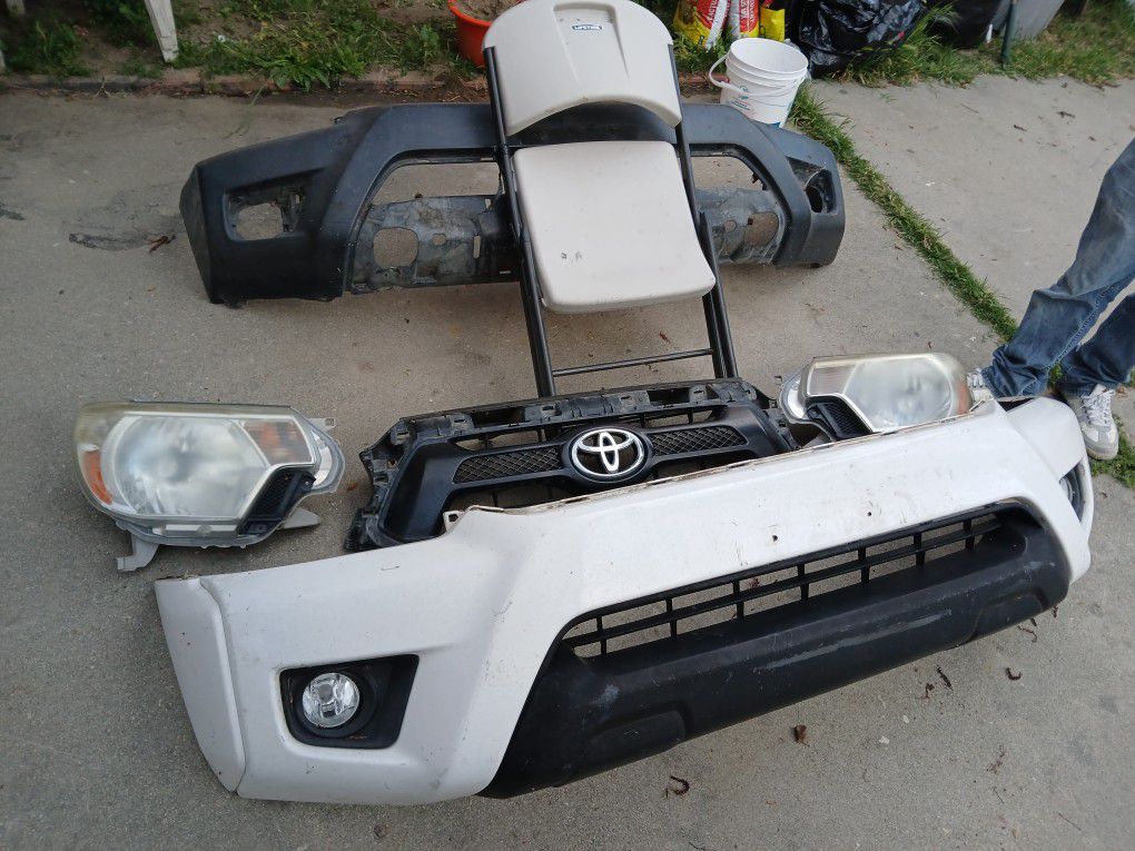 2014 Tacoma Front Parts Lights Bumper And Grill