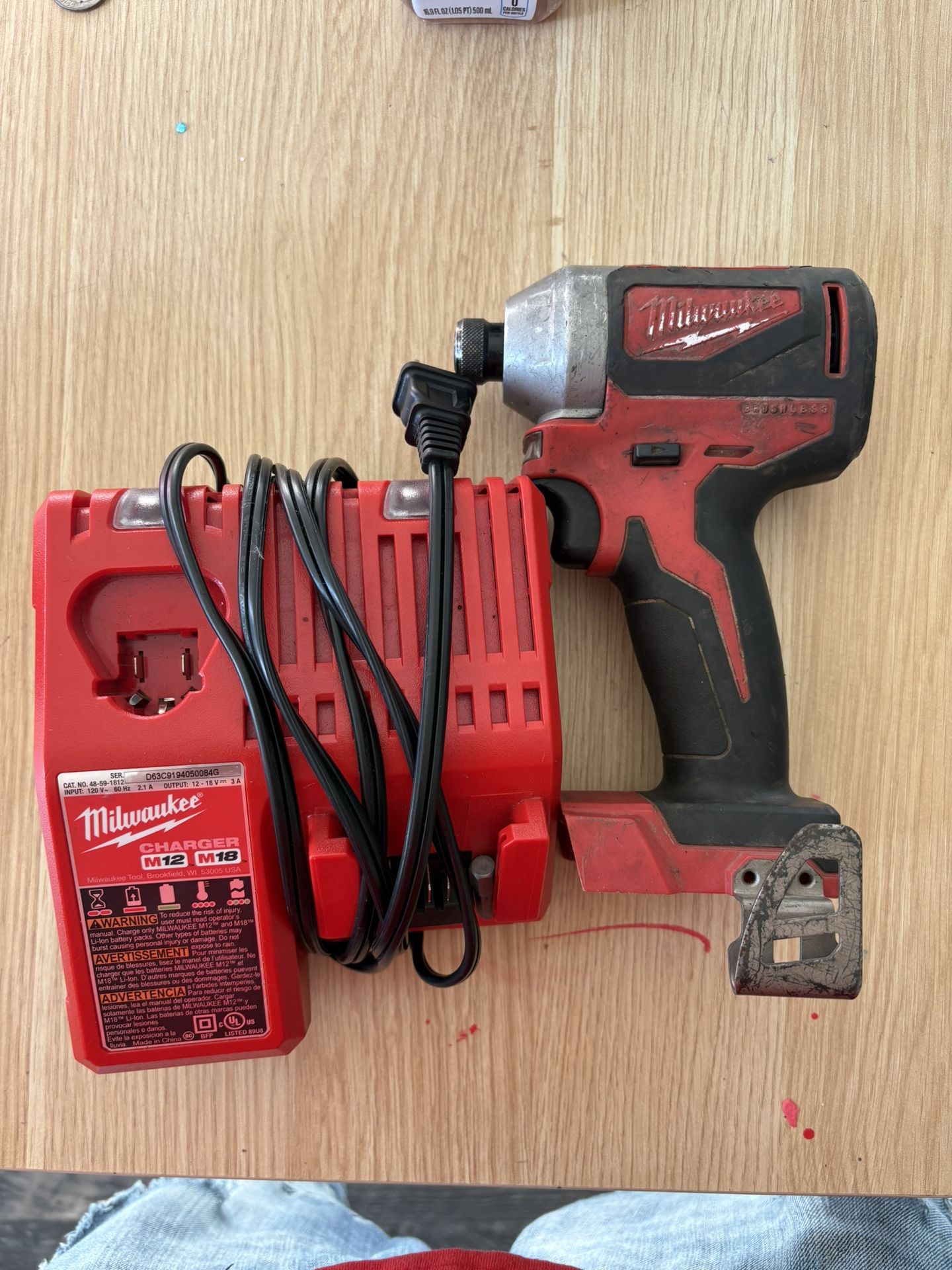Milwaukee Impact Drill and charger