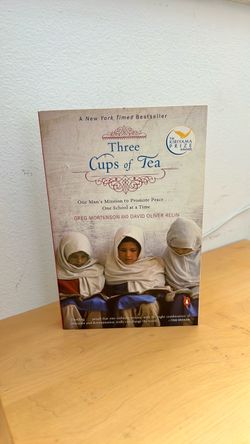 Three Cups of Tea Paperback Book