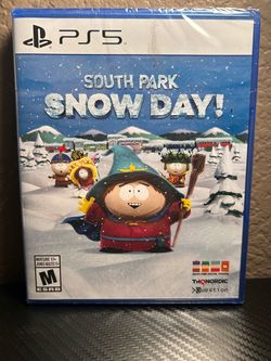 Hey, it’s never been used I’m asking$25  for   SOUTH PARK SNOW DAY!   for the PlayStation five it’s brand new it