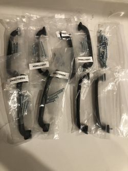 Black Steel Cabinet Drawer Pulls