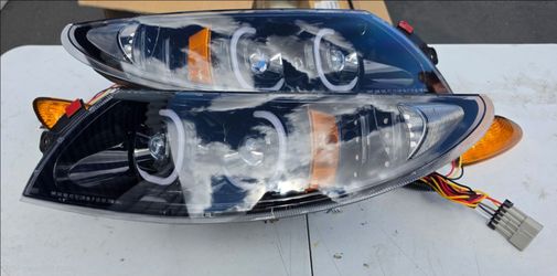 02-16 International LED DRL Projector Headlights Luces Focos Micas Faros Faroles Headlamps
