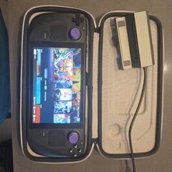 Steam Deck LCD 512 GB w/case + 128 GB SD card + Docking Station