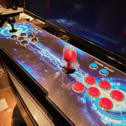 SUPER 4000+ Game Box w/HDMI 2 Arcade Sticks & LED
