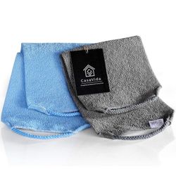 CASAVIDA Back Scrubber for Shower - Exfoliating Body Scrubber Back Scrubber Shower Cloth Nylon Japanese Stretchable Exfoliating Washcloth Body Wash 