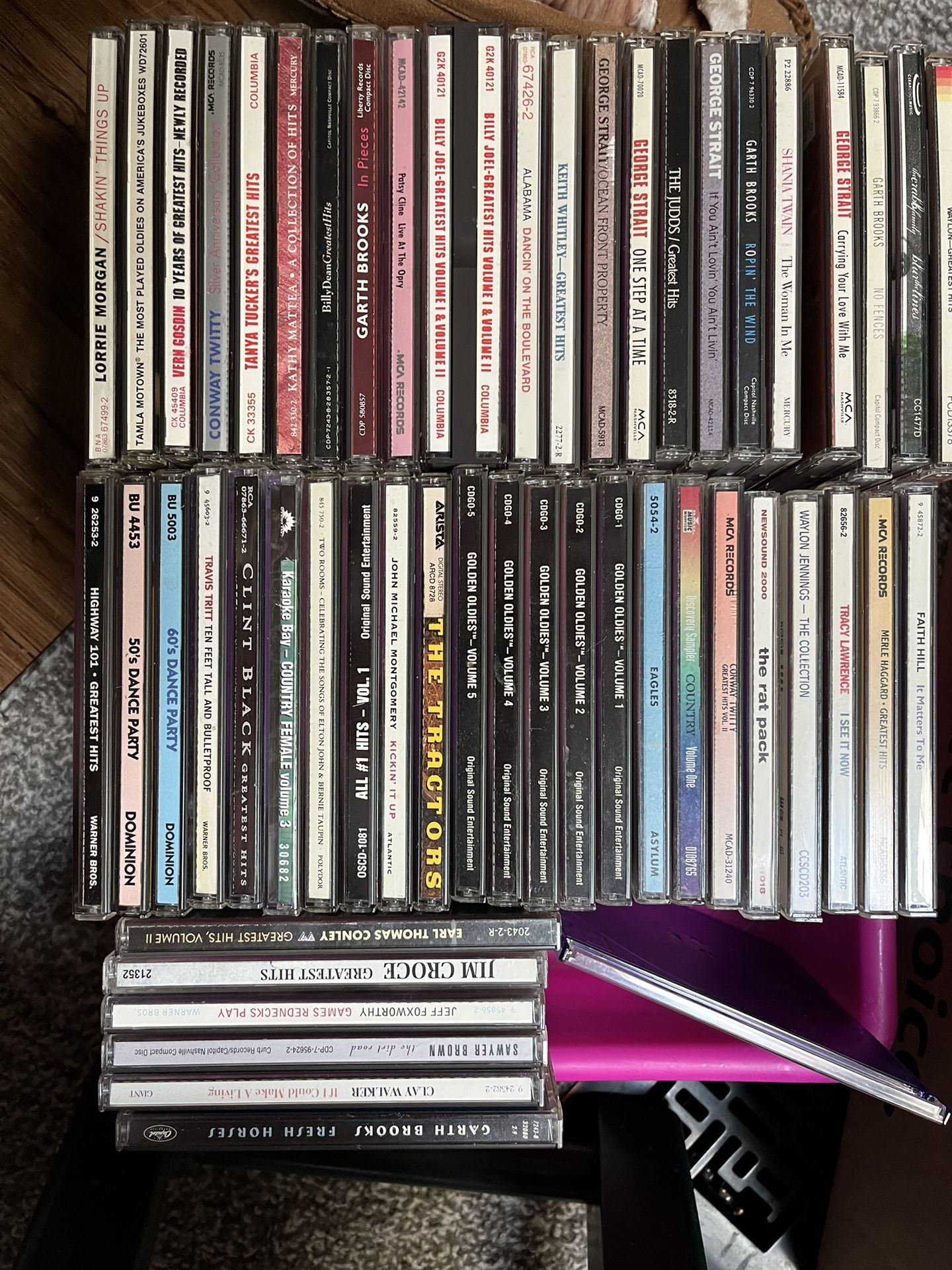 61 country CDs