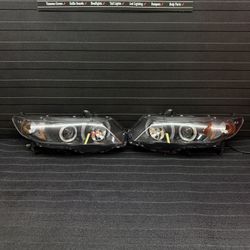 2006 - 2011 Honda Civic Headlights Black LED NEW
