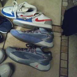 Jordan Nike Sizes 8/ Light  Blue Ones are 8 And A Half