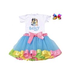 Bluey Tutu Party Outfit 1t