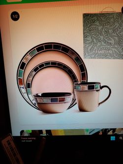 New Ceramic Dinnerware Set Of 4