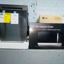 LG dishwasher and microwave oven comes with a one-year warranty