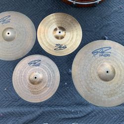 Paiste 502 Series Drum Cymbal Set 20” Ride 16” Crash 14” Ride 